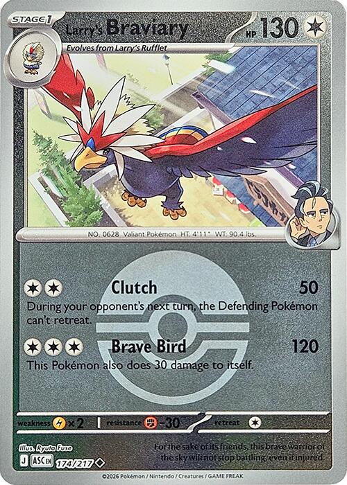 Larry's Braviary (174/217) (Poke Ball) [Mega Evolution: Ascended Heroes] | Total Play