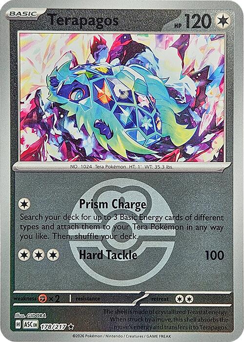 Terapagos (178/217) (Love Ball) [Mega Evolution: Ascended Heroes] | Total Play