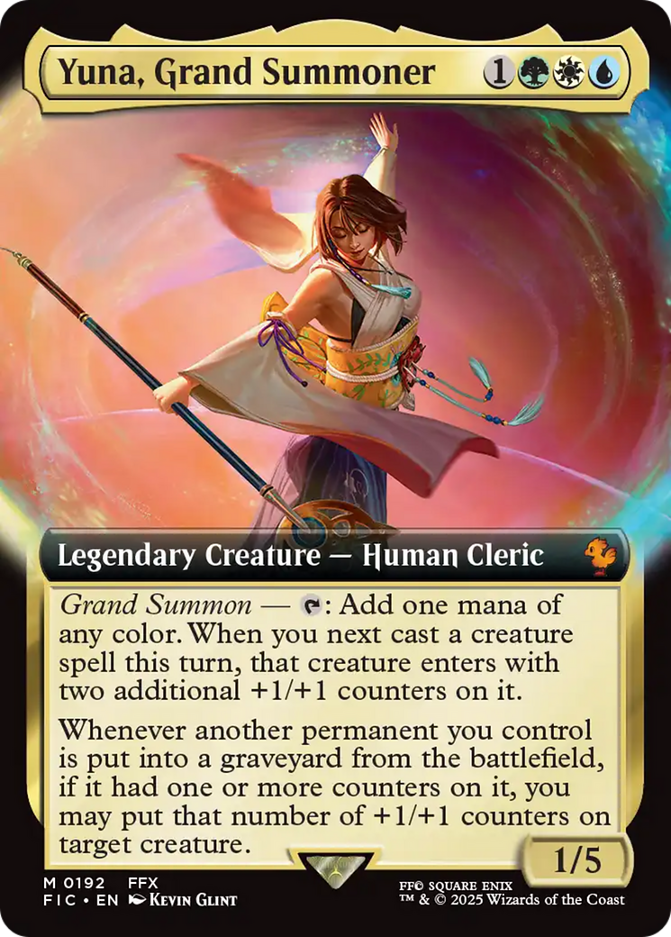 Yuna, Grand Summoner (Extended Art) [FINAL FANTASY Commander] | Total Play