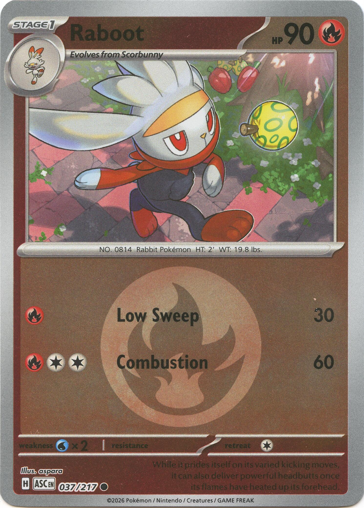 Raboot (037/217) (Energy Symbol Pattern) [Mega Evolution: Ascended Heroes] | Total Play