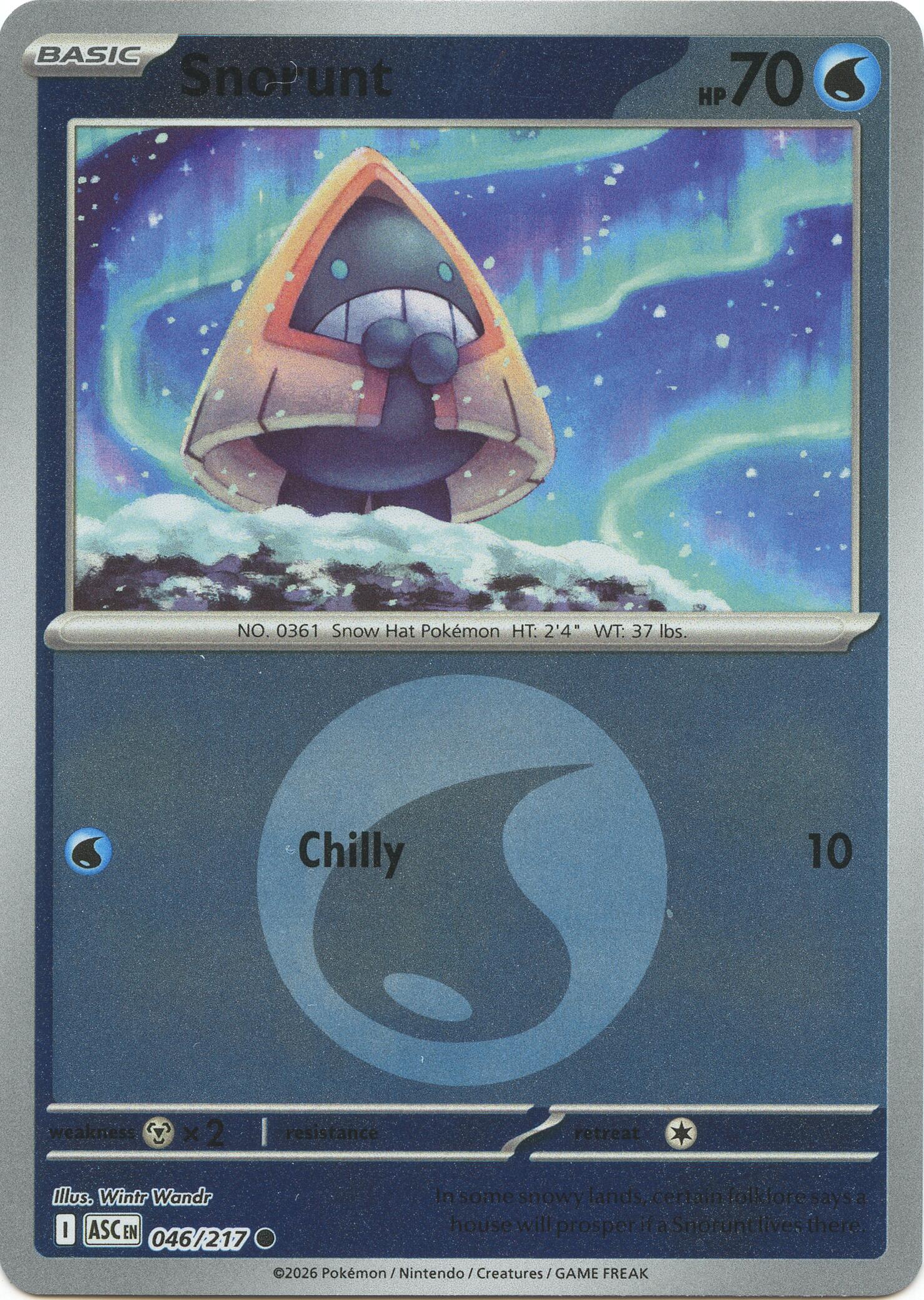 Snorunt (046/217) (Energy Symbol Pattern) [Mega Evolution: Ascended Heroes] | Total Play
