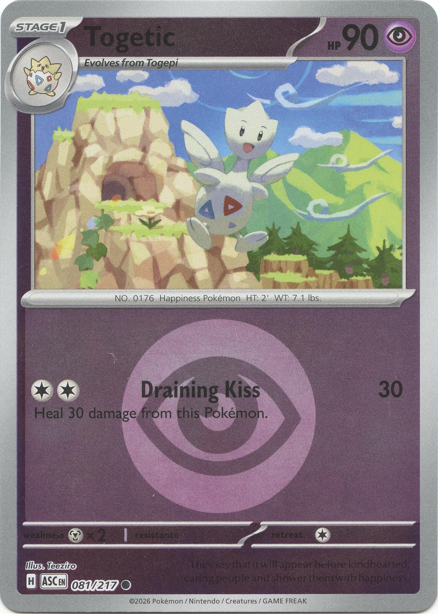 Togetic (081/217) (Energy Symbol Pattern) [Mega Evolution: Ascended Heroes] | Total Play