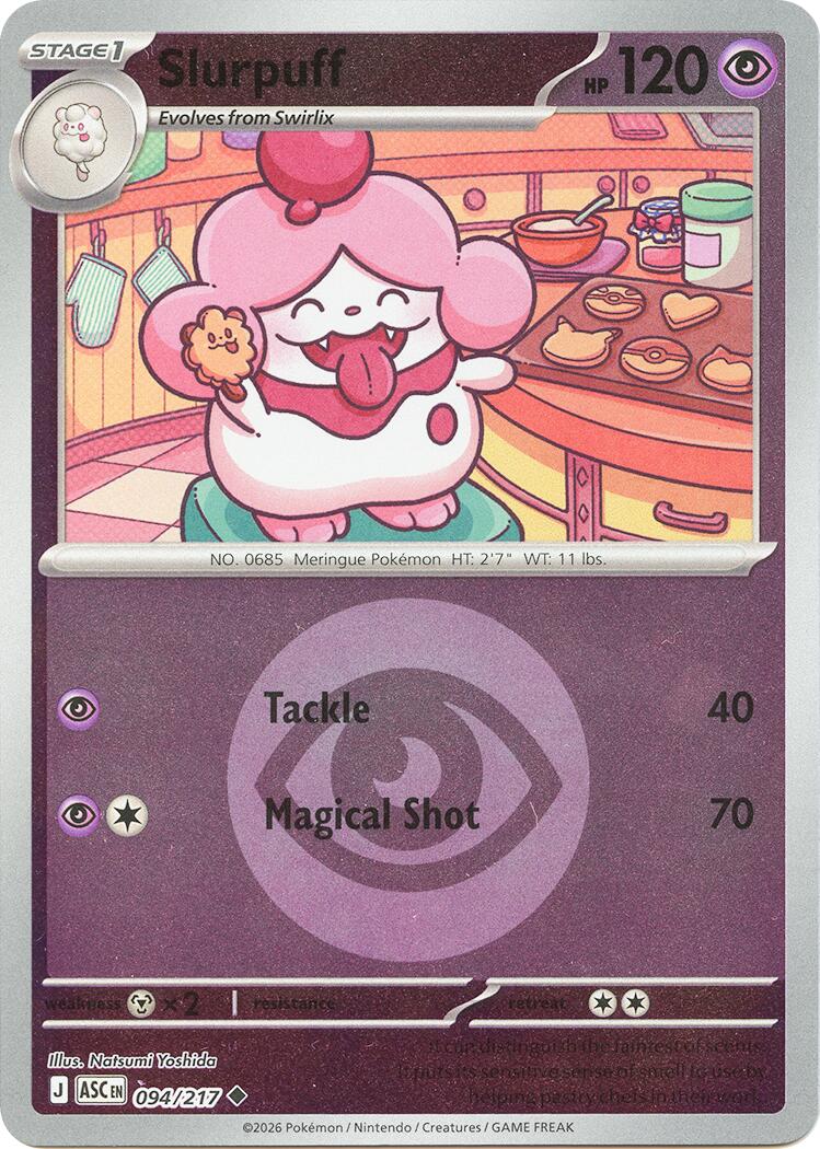 Slurpuff (094/217) (Energy Symbol Pattern) [Mega Evolution: Ascended Heroes] | Total Play
