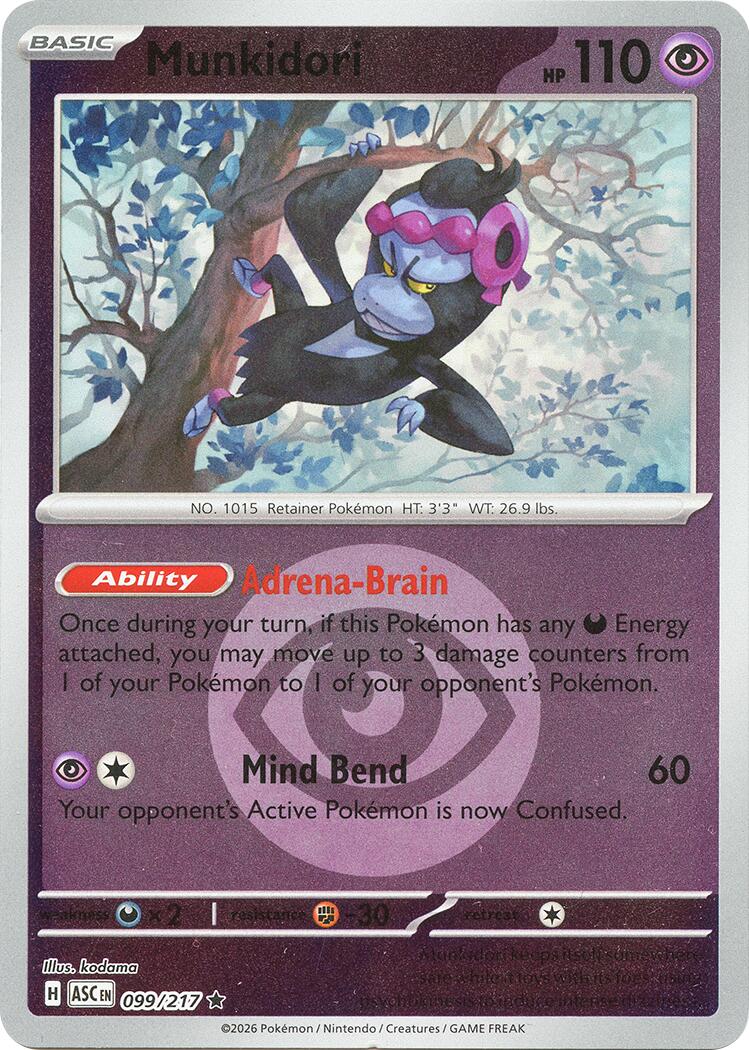 Munkidori (099/217) (Energy Symbol Pattern) [Mega Evolution: Ascended Heroes] | Total Play