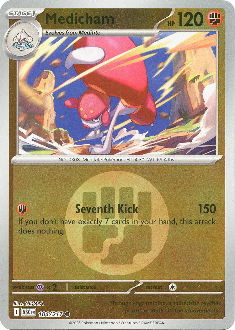 Medicham (104/217) (Energy Symbol Pattern) [Mega Evolution: Ascended Heroes] | Total Play