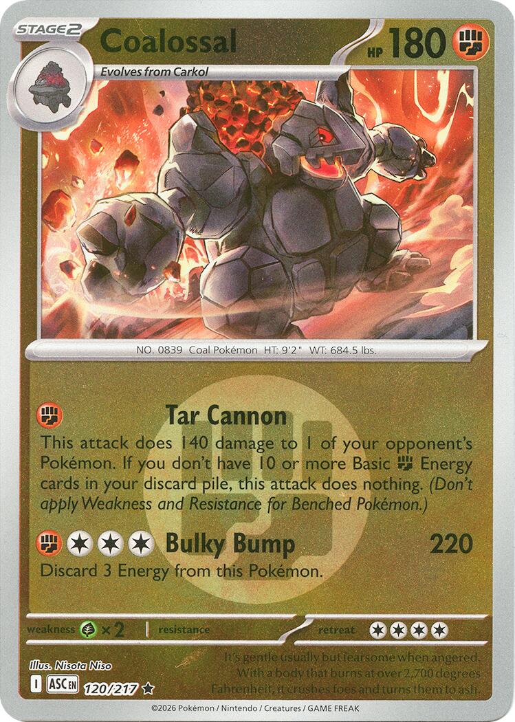 Coalossal (120/217) (Energy Symbol Pattern) [Mega Evolution: Ascended Heroes] | Total Play