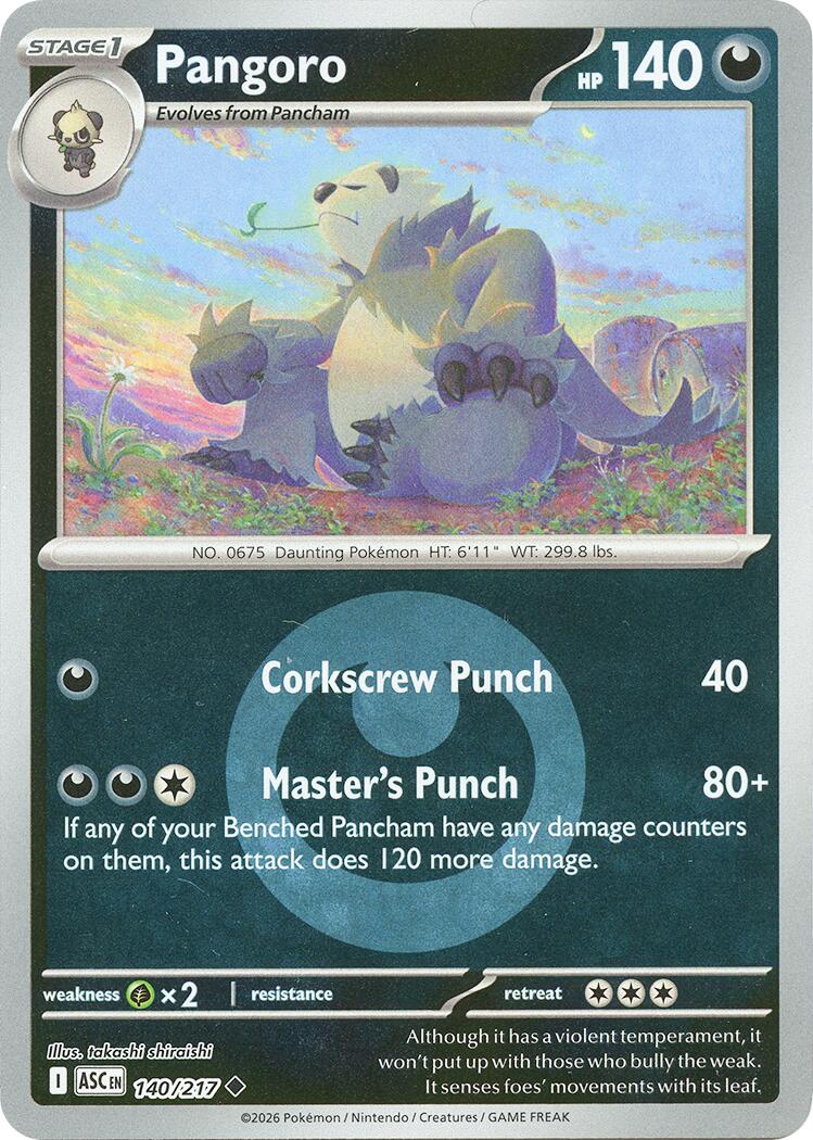 Pangoro (140/217) (Energy Symbol Pattern) [Mega Evolution: Ascended Heroes] | Total Play
