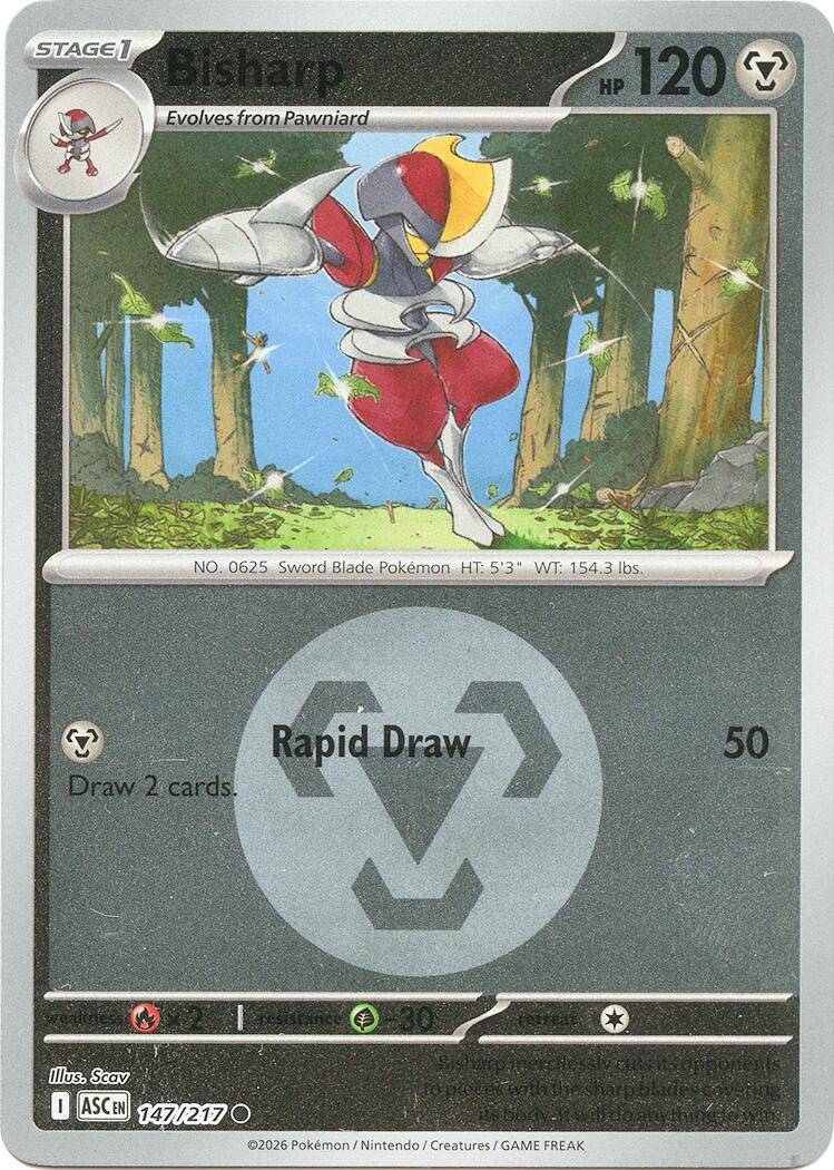 Bisharp (147/217) (Energy Symbol Pattern) [Mega Evolution: Ascended Heroes] | Total Play