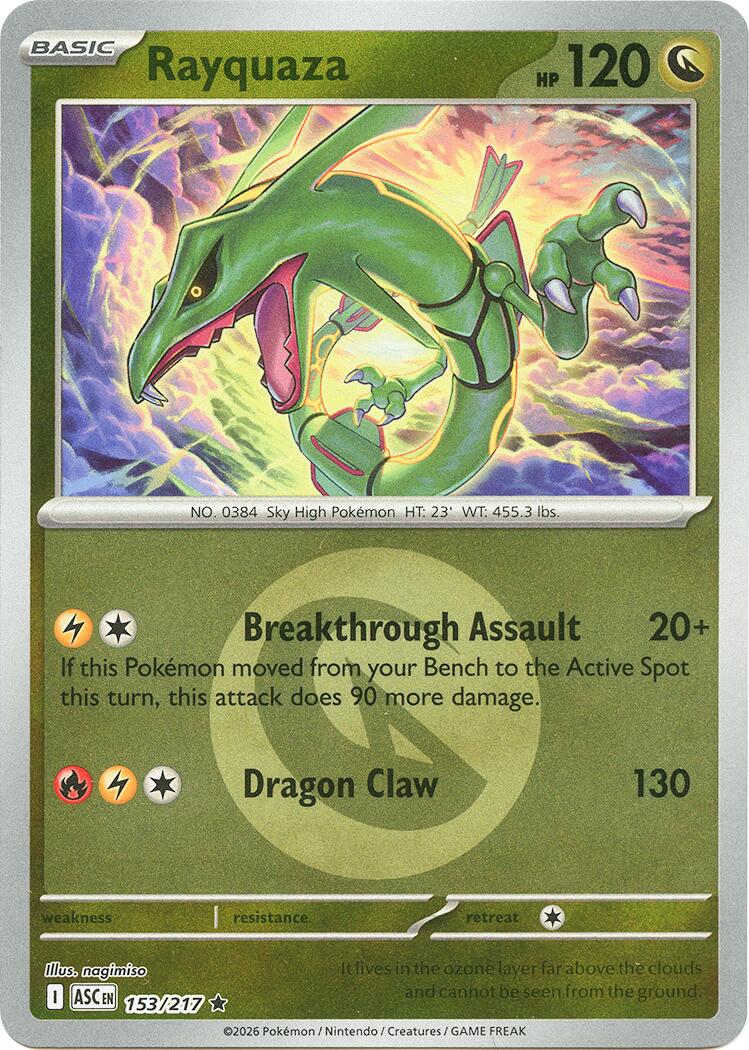 Rayquaza (153/217) (Energy Symbol Pattern) [Mega Evolution: Ascended Heroes] | Total Play