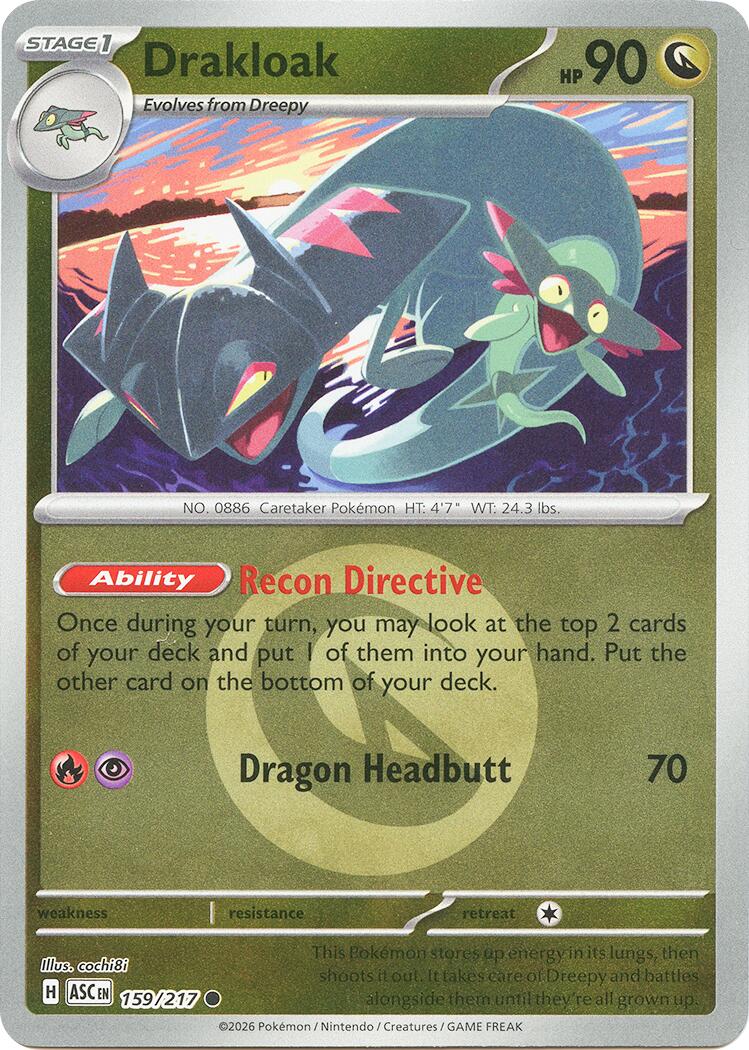Drakloak (159/217) (Energy Symbol Pattern) [Mega Evolution: Ascended Heroes] | Total Play