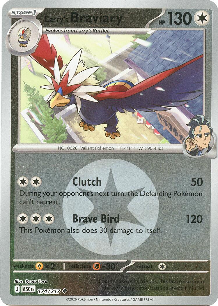 Larry's Braviary (174/217) (Energy Symbol Pattern) [Mega Evolution: Ascended Heroes] | Total Play
