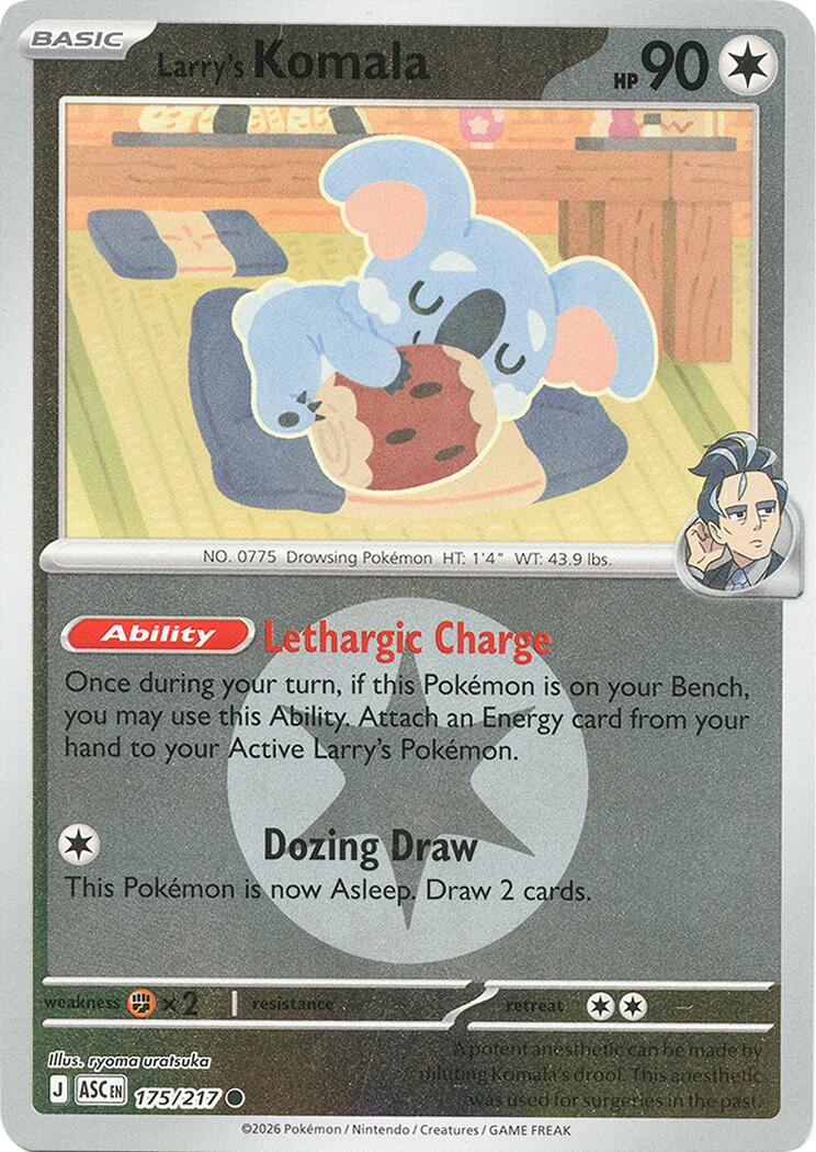 Larry's Komala (175/217) (Energy Symbol Pattern) [Mega Evolution: Ascended Heroes] | Total Play