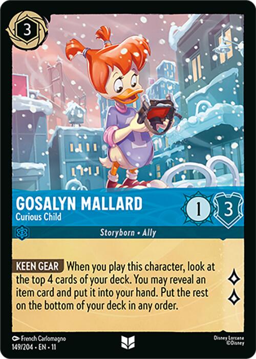 Gosalyn Mallard - Curious Child (149/204) [Winterspell] | Total Play