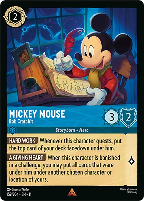 Mickey Mouse - Bob Cratchit (159/204) [Winterspell] | Total Play