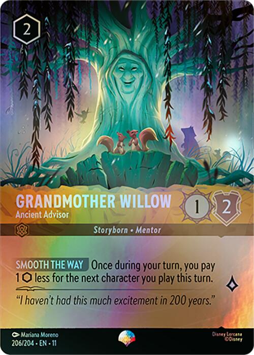 Grandmother Willow - Ancient Advisor (Epic) (206/204) [Winterspell] | Total Play