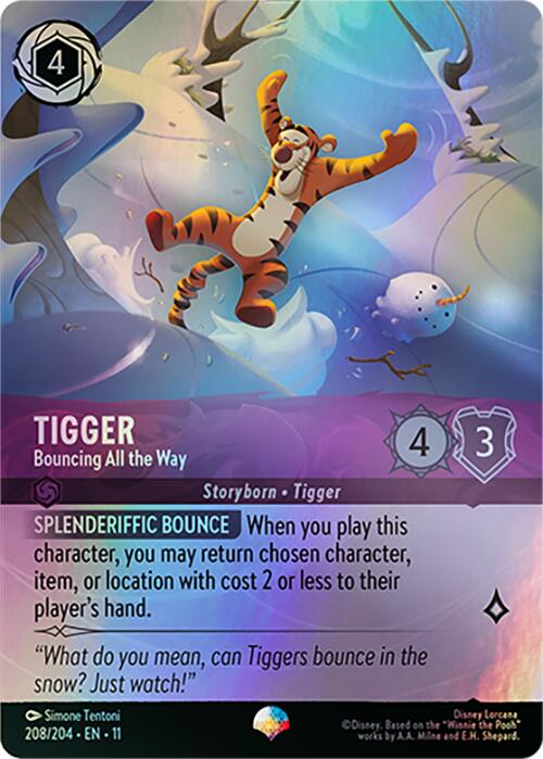 Tigger - Bouncing All the Way (Epic) (208/204) [Winterspell] | Total Play