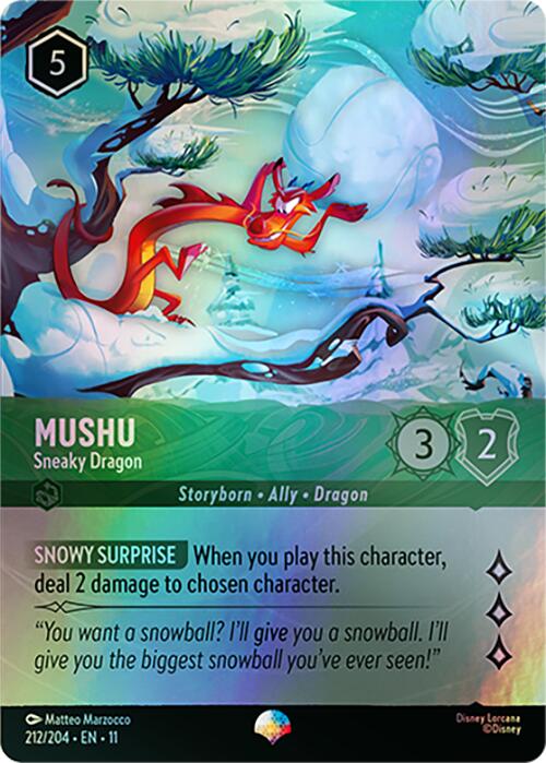 Mushu - Sneaky Dragon (Epic) (212/204) [Winterspell] | Total Play