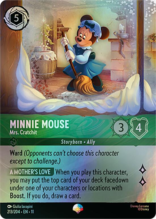Minnie Mouse - Mrs. Cratchit (Epic) (213/204) [Winterspell] | Total Play