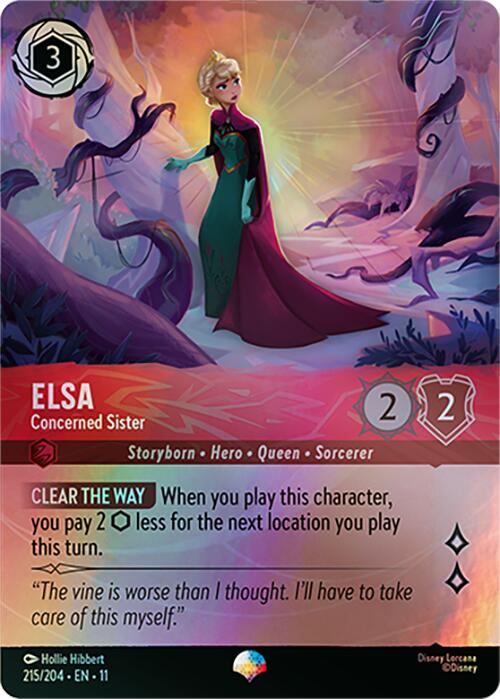 Elsa - Concerned Sister (Epic) (215/204) [Winterspell] | Total Play