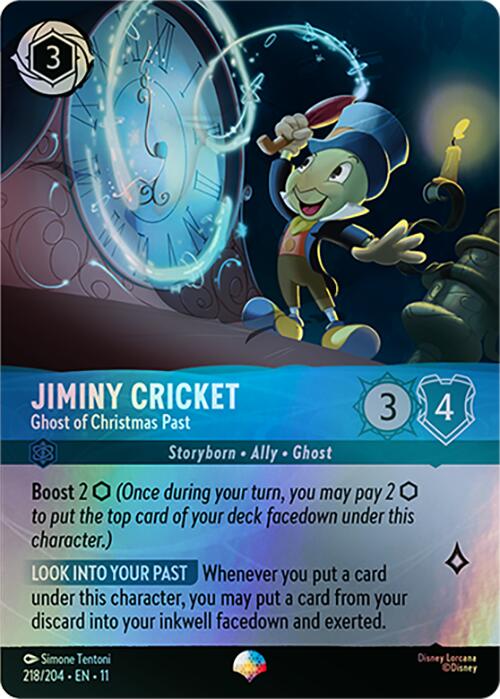 Jiminy Cricket - Ghost of Christmas Past (Epic) (218/204) [Winterspell] | Total Play
