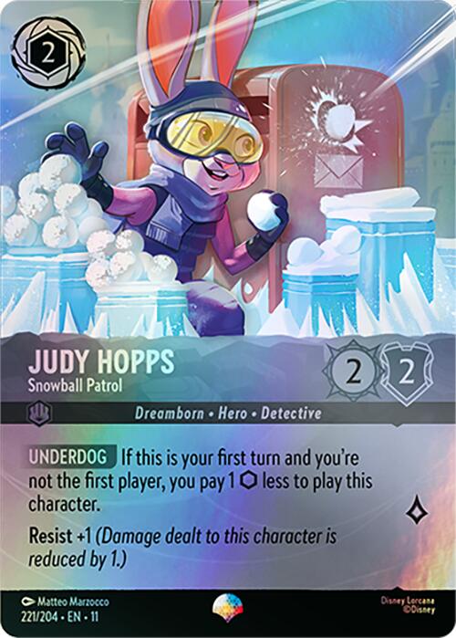 Judy Hopps - Snowball Patrol (Epic) (221/204) [Winterspell] | Total Play