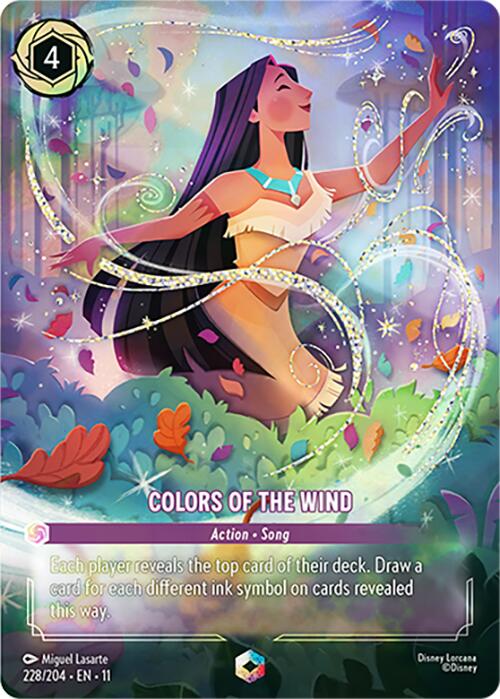 Colors of the Wind (Enchanted) (228/204) [Winterspell] | Total Play