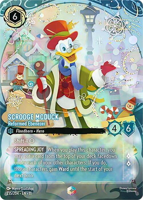 Scrooge McDuck - Reformed Ebenezer (Enchanted) (235/204) [Winterspell] | Total Play