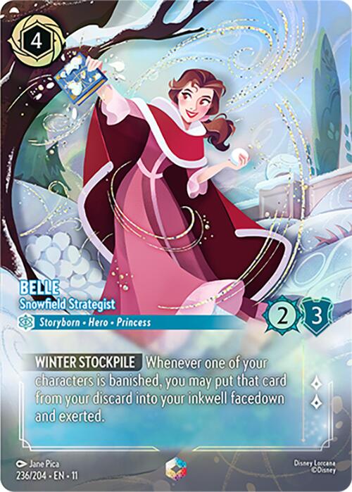 Belle - Snowfield Strategist (Enchanted) (236/204) [Winterspell] | Total Play