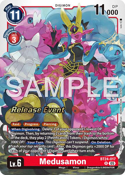 Medusamon [BT24-017] [Time Stranger Release Events Cards] | Total Play