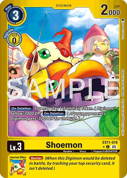 Shoemon [EX11-019] (Limited Foil) [Dawn of Liberator] | Total Play