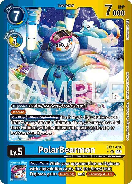 PolarBearmon [EX11-016] (Limited Foil) [Dawn of Liberator] | Total Play
