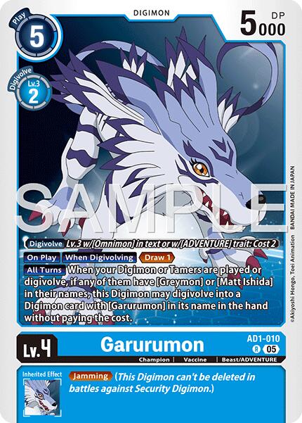 Garurumon [AD1-010] [Advanced Booster Digimon Generation] | Total Play