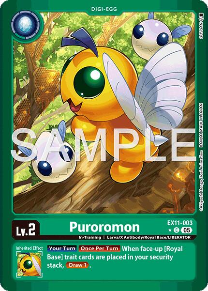 Puroromon [EX11-003] (Limited Foil) [Dawn of Liberator] | Total Play