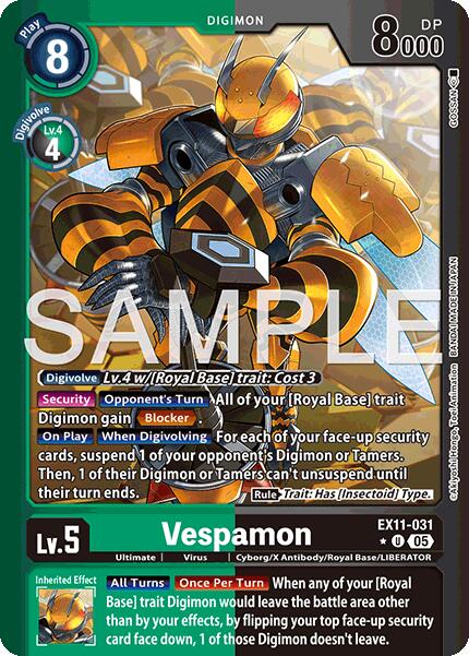 Vespamon [EX11-031] (Limited Foil) [Dawn of Liberator] | Total Play