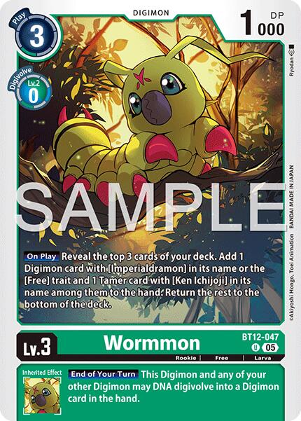 Wormmon [BT12-047] [Advanced Booster Digimon Generation] | Total Play
