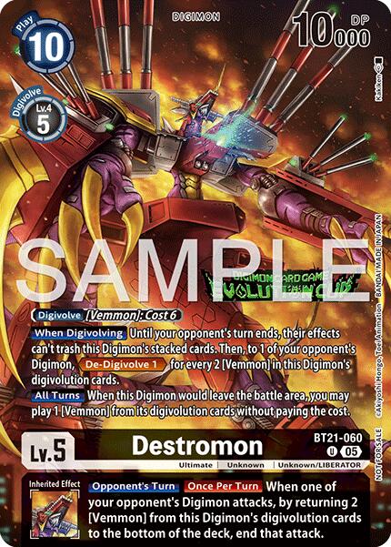 Destromon [BT21-060] (Evolution Cup 2026 Vol. 1 Participant) [World Convergence] | Total Play