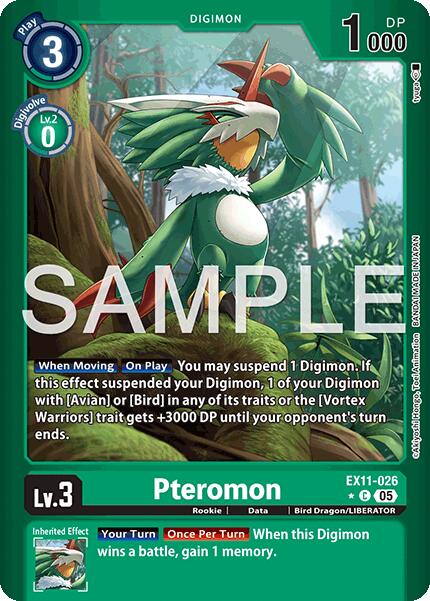Pteromon [EX11-026] (Limited Foil) [Dawn of Liberator] | Total Play