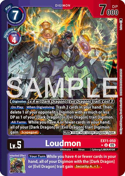 Loudmon [EX11-050] (Limited Foil) [Dawn of Liberator] | Total Play