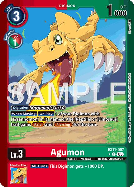 Agumon [EX11-007] (Limited Foil) [Dawn of Liberator] | Total Play