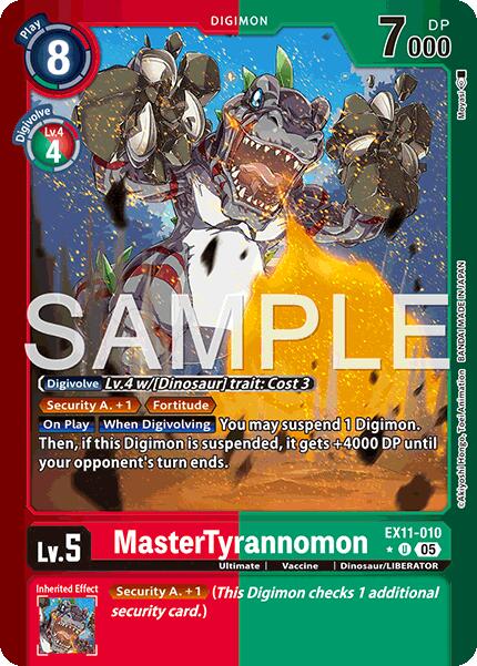 MasterTyrannomon [EX11-010] (Limited Foil) [Dawn of Liberator] | Total Play