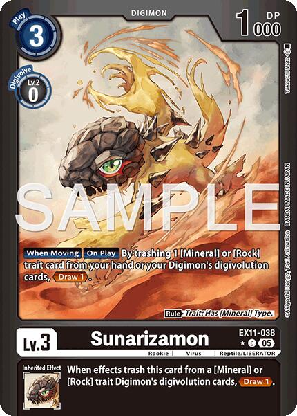 Sunarizamon [EX11-038] (Limited Foil) [Dawn of Liberator] | Total Play