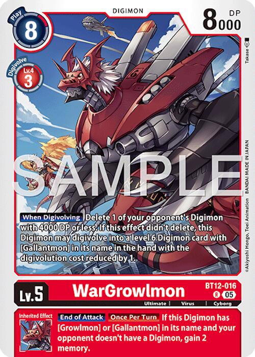 WarGrowlmon [BT12-016] [Advanced Booster Digimon Generation] | Total Play