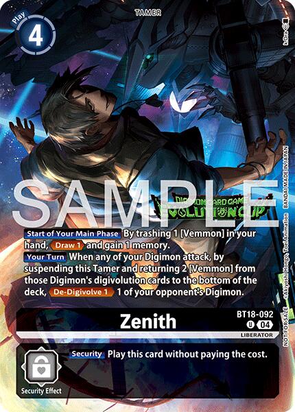 Zenith [BT18-092] (Evolution Cup 2026 Vol. 1 Winner) [Release Special Booster Ver.2.0] | Total Play
