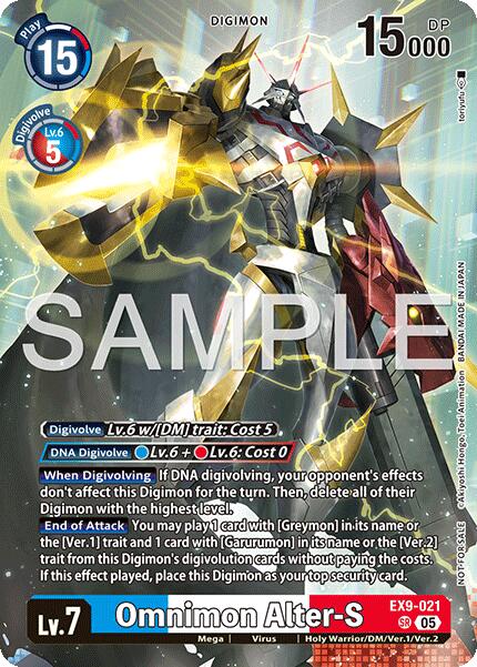Omnimon Alter-S [EX9-021] (Event Pack 9) [Versus Monsters] | Total Play