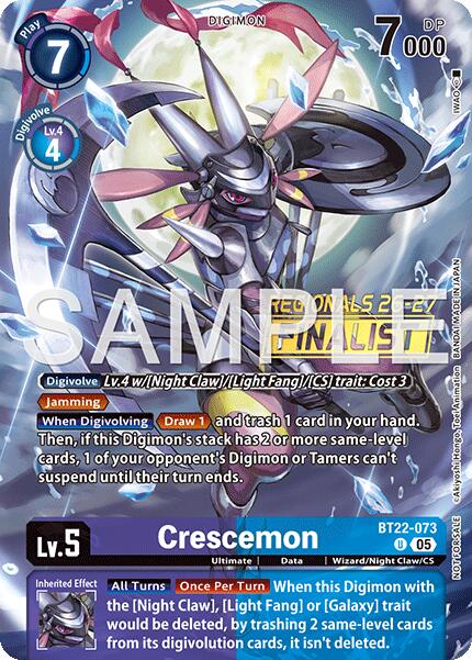 Crescemon [BT22-073] (Regionals 26-27 Season 1 Finalist) [Cyber Eden] | Total Play