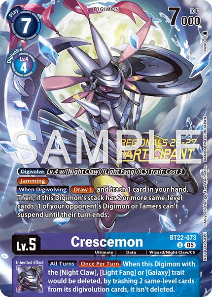 Crescemon [BT22-073] (Regionals 26-27 Season 1 Participant) [Cyber Eden] | Total Play