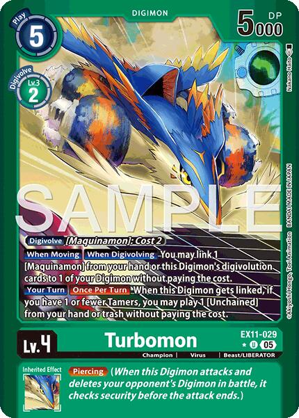 Turbomon [EX11-029] (Limited Foil) [Dawn of Liberator] | Total Play