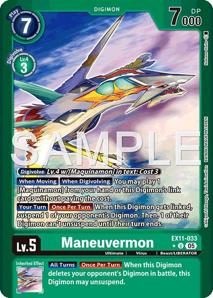 Maneuvermon [EX11-033] (Limited Foil) [Dawn of Liberator] | Total Play