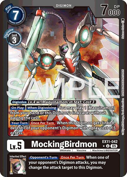 MockingBirdmon [EX11-042] (Limited Foil) [Dawn of Liberator] | Total Play