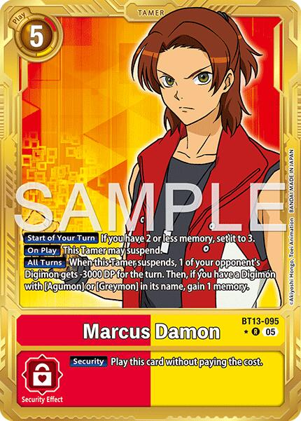 Marcus Damon [BT13-095] (Alternate Art) [Advanced Booster Digimon Generation] | Total Play